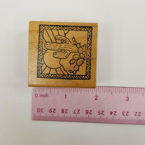 Stampiads Mail Expressions Vintage Rubber Stamps Set Goose Cactus Desert - Picture 10 of 10